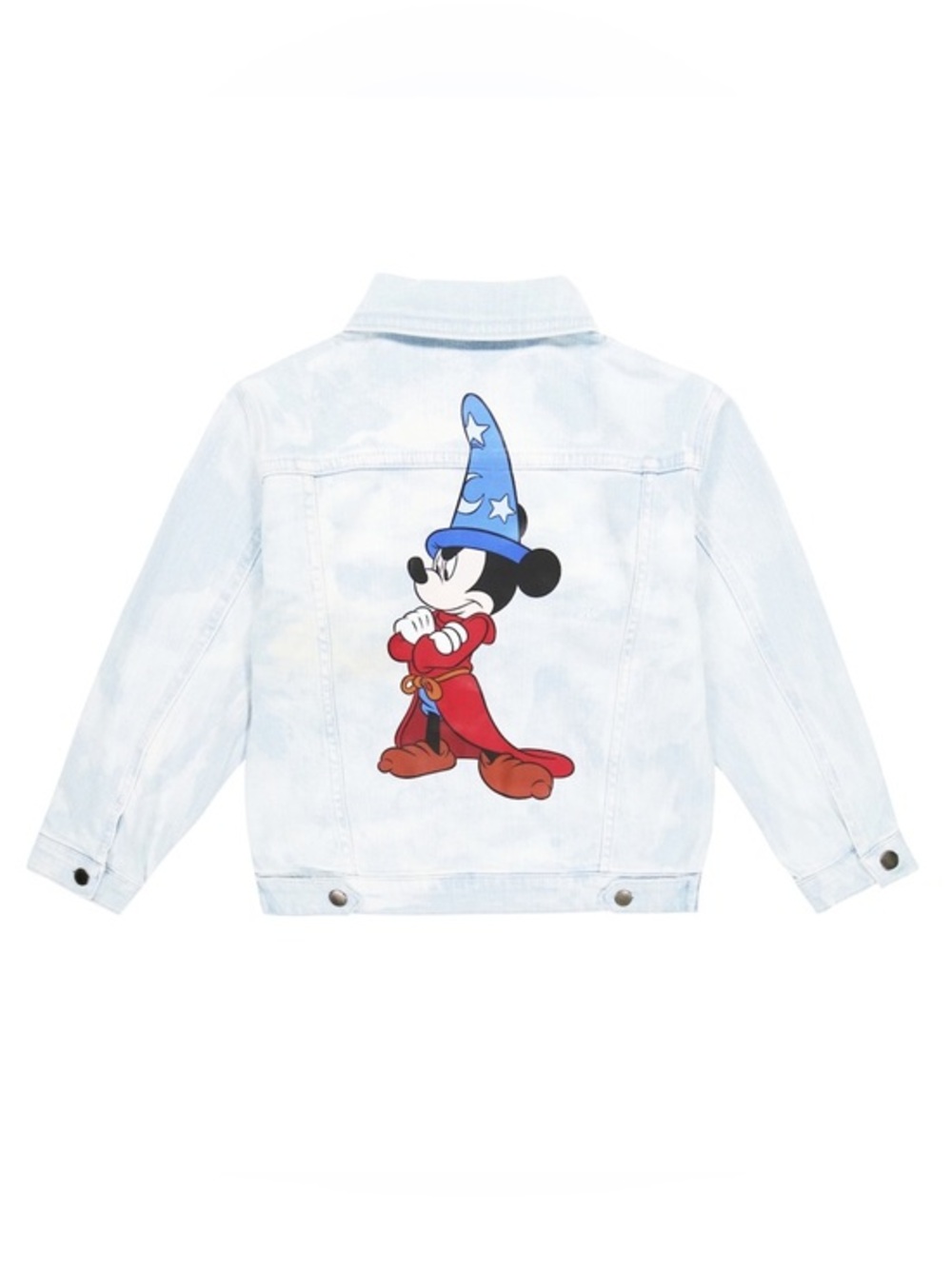 Stella McCartney X Disney Light Wash Denim Jacket with Mickey Print Sz: 8 Years